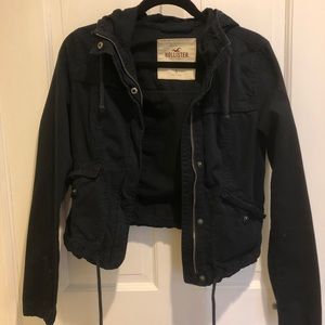 Hollister Navy Blue Light Cargo Jacket